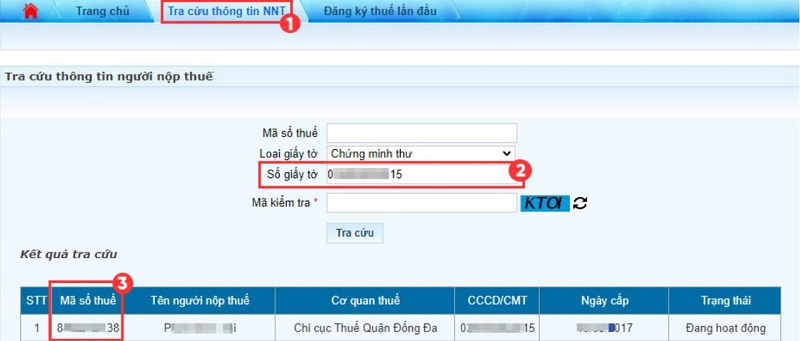 tra cuu ma so thue ca nhan nhanh nhất