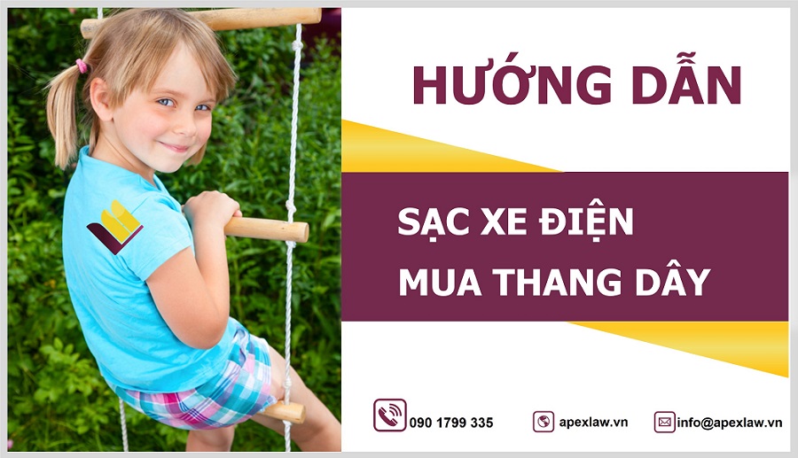 sạc xe điện, mua thang dây