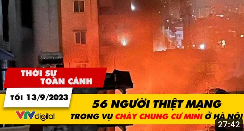 Số nạn nhân vụ cháy chung cư mini