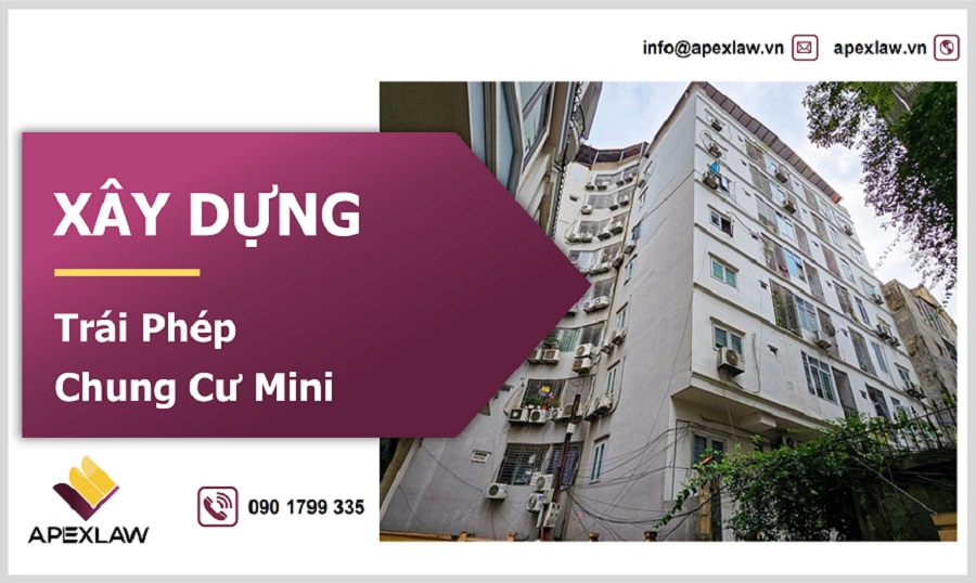 banner xây dựng trái phép chung cư mini