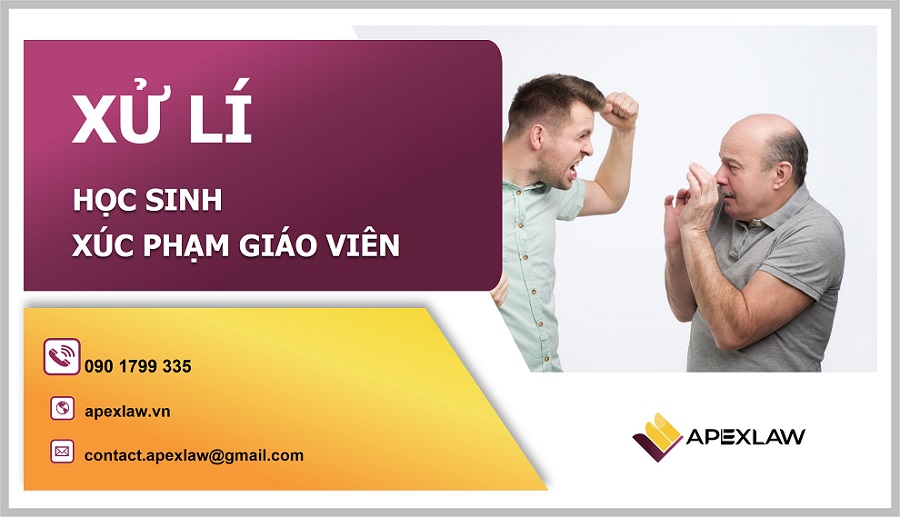 học sinh xúc phạm giáo viên