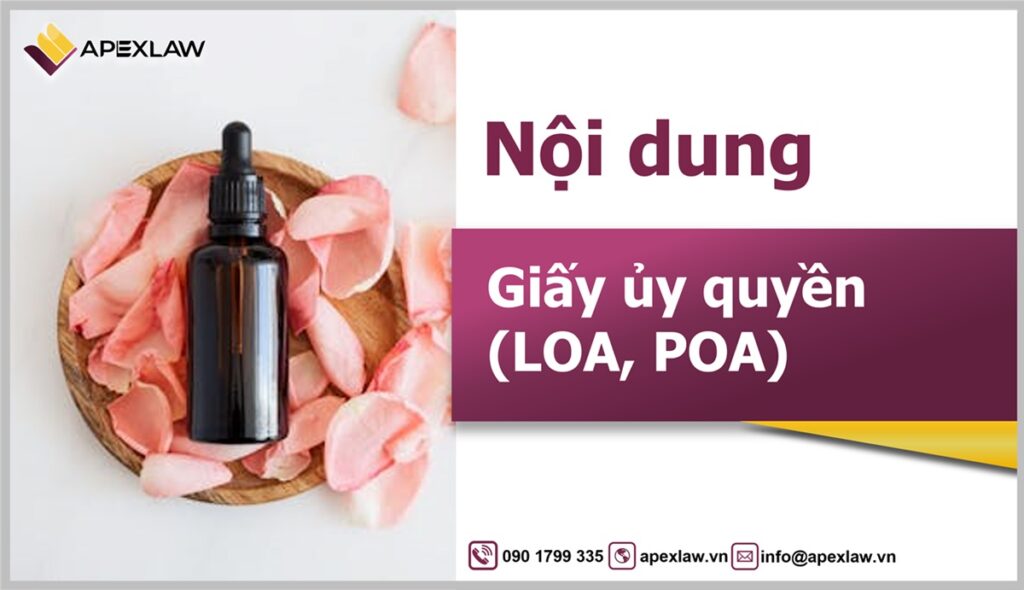 Nội dung giấy ủy quyền công bố mỹ phẩm Loa