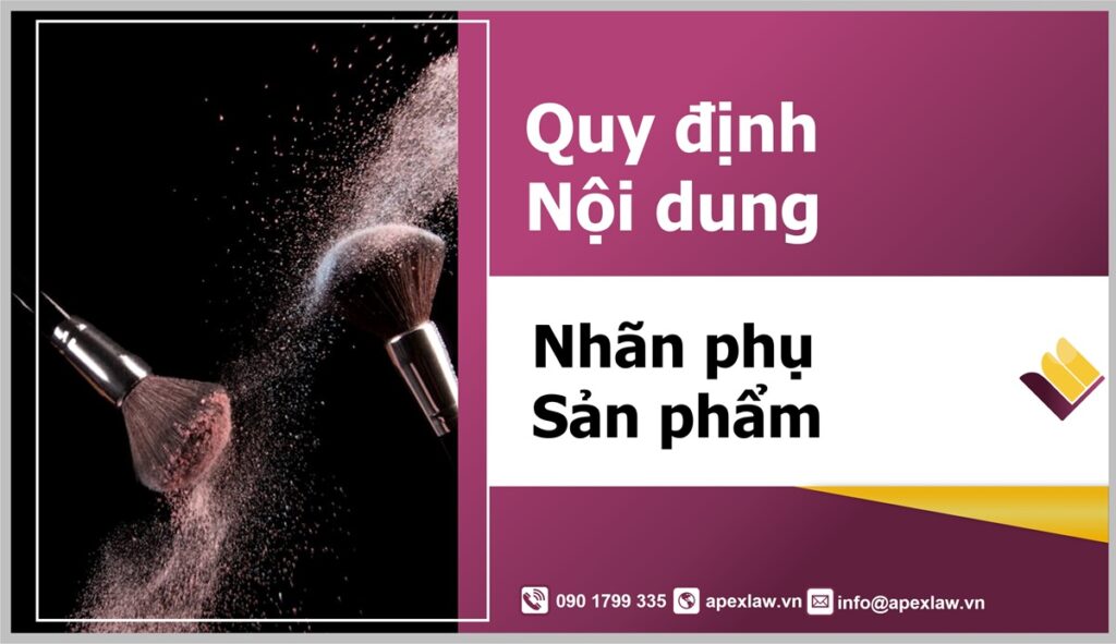 Quy định về nội dung của nhãn phụ sản phẩm mỹ phẩm