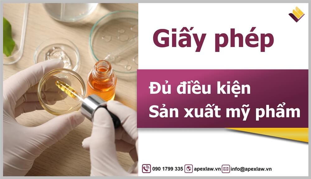 Điều kiện sản xuất mỹ phẩm