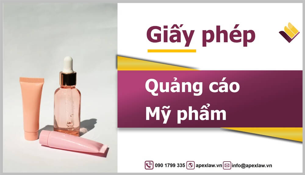 giấy phép quảng cáo mỹ phẩm